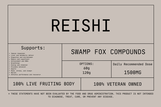 Reishi Powder - Swamp Fox Compounds Reishi Powder