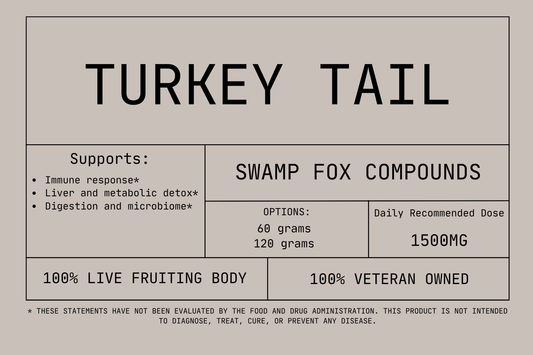 Turkey Tail Powder - Swamp Fox CompoundsTurkey Tail Powder